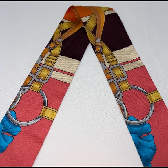 Hermès Belt & Buckle Cavalier Scarf & Scarf Ring - Picture 2 of 15